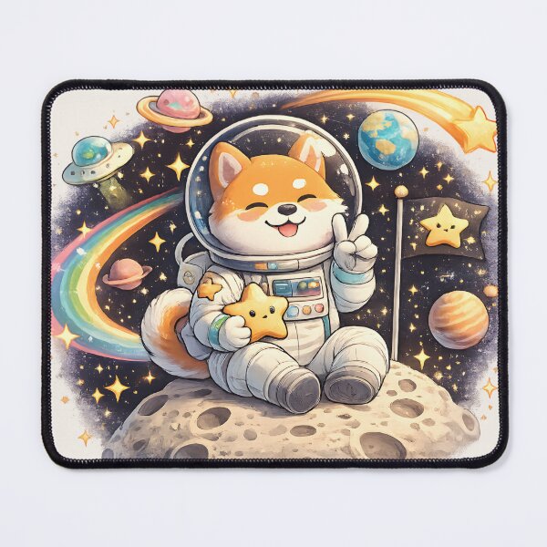 Item preview, Cute Astronaut Shiba Dream designed and sold by BloomOfDesign.
