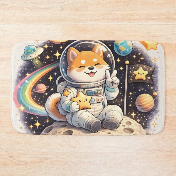 Item preview, Cute Astronaut Shiba Dream designed and sold by BloomOfDesign.