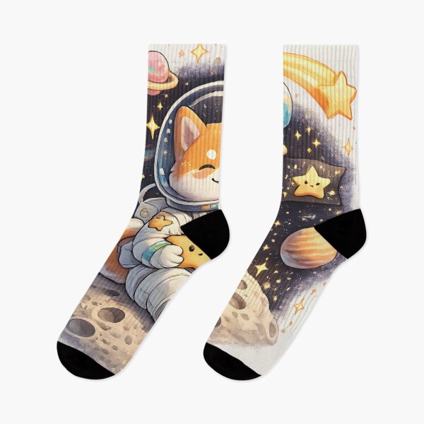 Item preview, Cute Astronaut Shiba Dream designed and sold by BloomOfDesign.