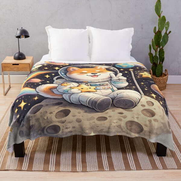 Item preview, Cute Astronaut Shiba Dream designed and sold by BloomOfDesign.
