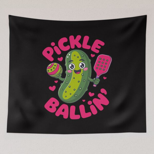 Item preview, Pickle Ballin Cute Pickleball Women Girls Pickleball Lovers designed and sold by gerardostokes.