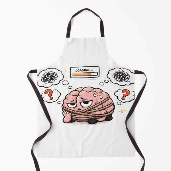 Item preview, Overthinking Brain designed and sold by ArtsMonmentary⭐⭐⭐⭐⭐.