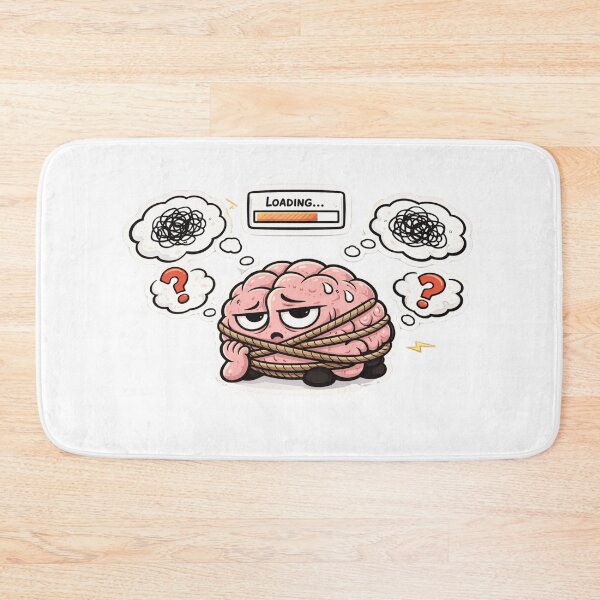 Item preview, Overthinking Brain designed and sold by ArtsMonmentary⭐⭐⭐⭐⭐.