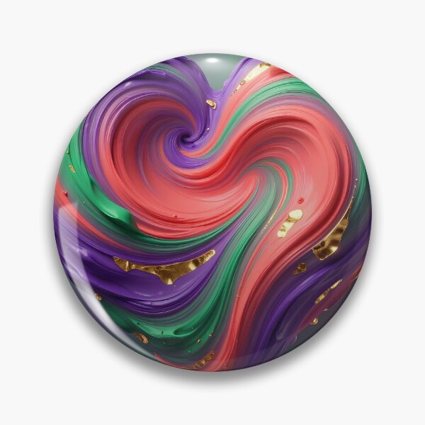 Artikelvorschau, Grand Heart Vortex – 3D Abstract Love Spiral with Gold Accents entworfen und verkauft von MagicalArch.
