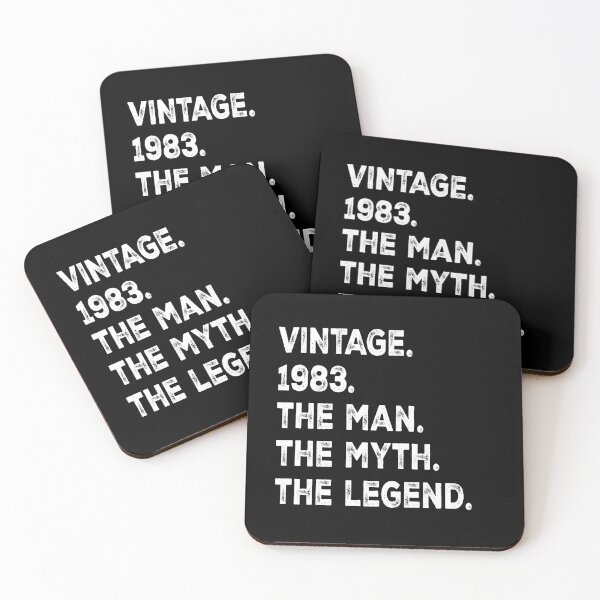 Item preview, 43th Birthday Gift Man Myth Legend Born in 1983 43 Yrs Old designed and sold by PrintItStudio.