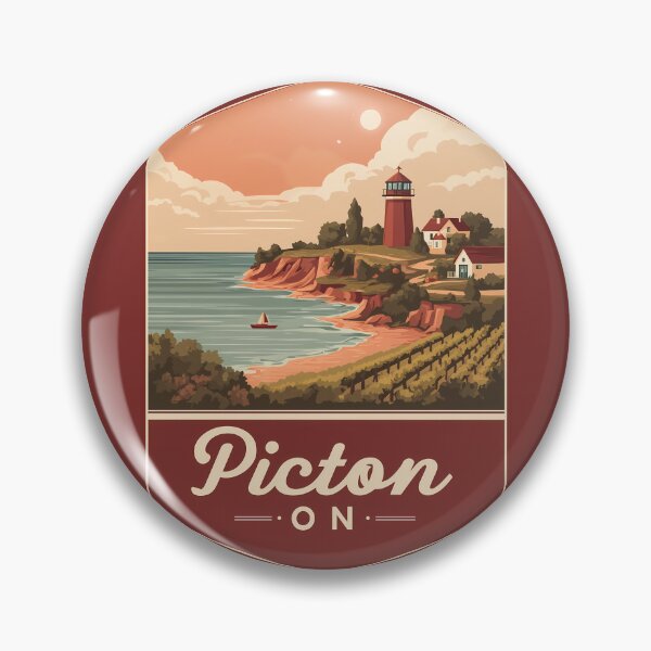 Item preview, Picton, Ontario ON Canada Sunset Vineyard & Lighthouse Coastal designed and sold by meganohm.