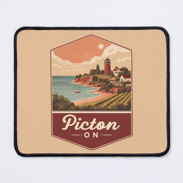 Item preview, Picton, Ontario ON Canada Sunset Vineyard & Lighthouse Coastal designed and sold by meganohm.