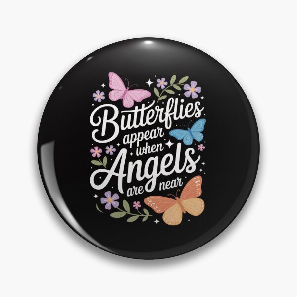 Item preview, Nature Flowers Butterflies Appear When Angels designed and sold by jewellmeyers.
