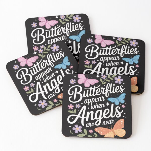 Item preview, Nature Flowers Butterflies Appear When Angels designed and sold by jewellmeyers.