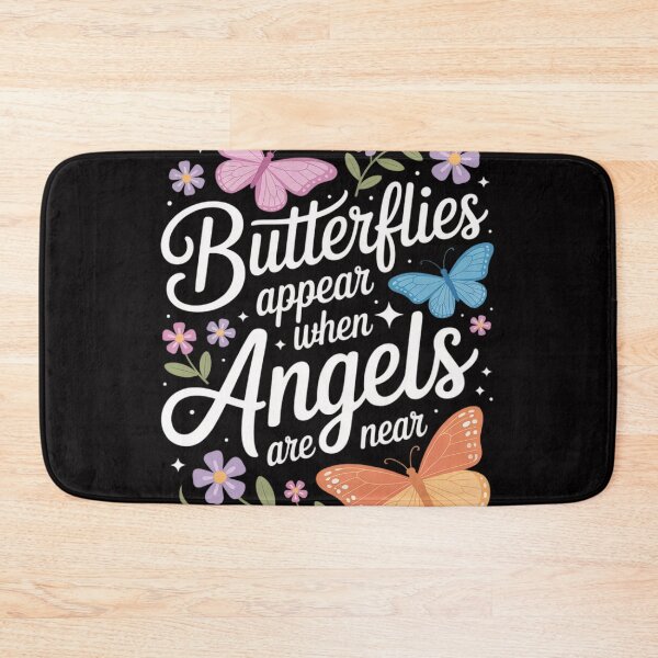 Item preview, Nature Flowers Butterflies Appear When Angels designed and sold by jewellmeyers.