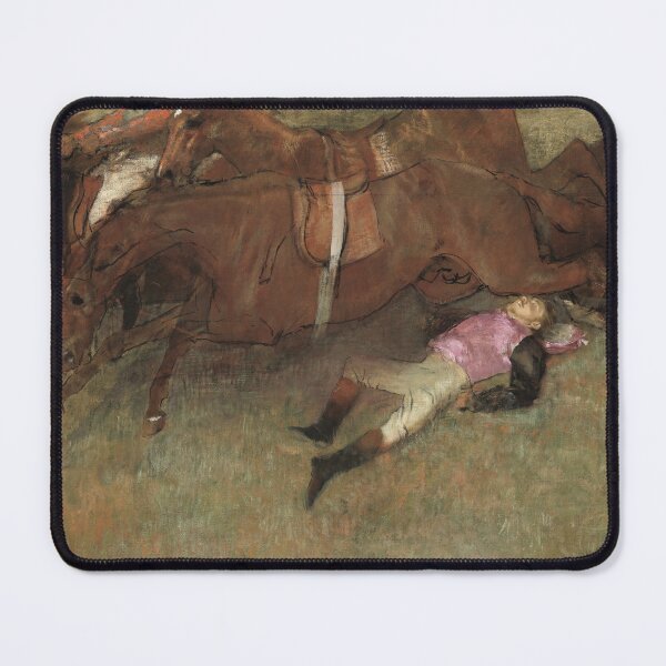 Item preview, Edgar Degas Fallen Jockey Impressionism designed and sold by LaFabricaArt.