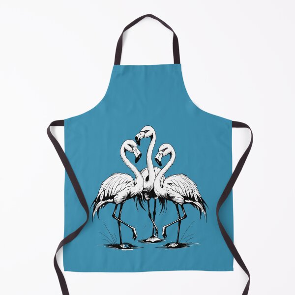 Item preview, Monochrome Flamingo Line Art – Dark Wildlife Illustration designed and sold by PAPIRO SIGLO XXI.