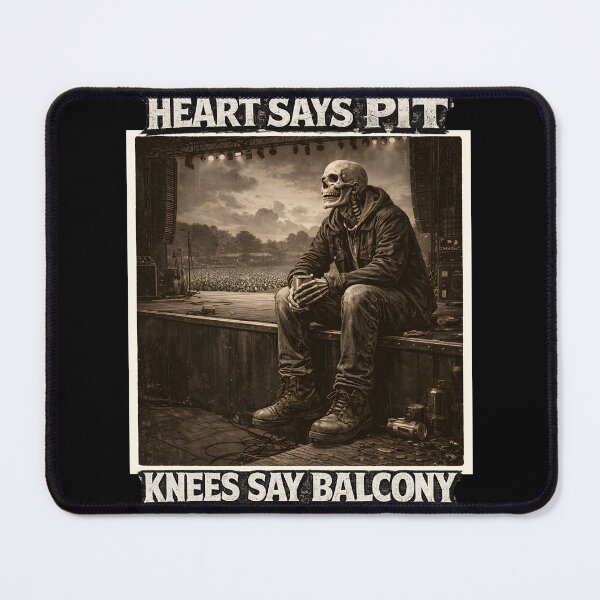 Item preview, Heart Says Pit Knees Say Balcony designed and sold by NitRes.