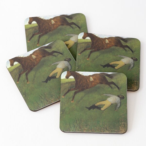 Item preview, Edgar Degas Injured Jockey Impressionism designed and sold by LaFabricaArt.