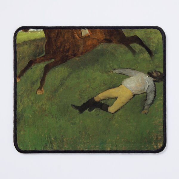 Item preview, Edgar Degas Injured Jockey Impressionism designed and sold by LaFabricaArt.