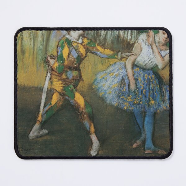 Item preview, Edgar Degas Harlequin Columbine Impressionism designed and sold by LaFabricaArt.