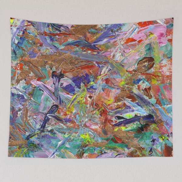 Item preview, Square Abstract in Colour Two designed and sold by LymphomaLass.