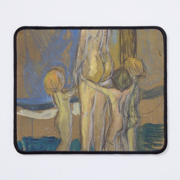 Item preview, Edvard Munch Woman Children Expressionism designed and sold by LaFabricaArt.