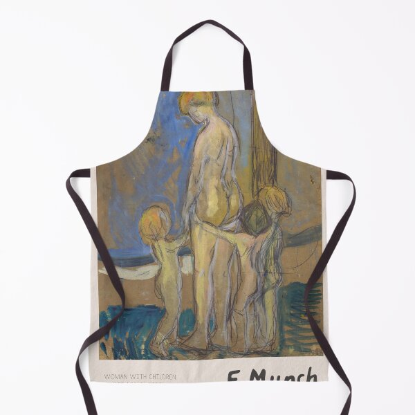 Item preview, Edvard Munch Woman Children Expressionism designed and sold by LaFabricaArt.
