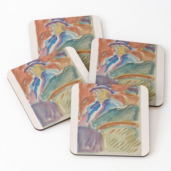 Item preview, Edvard Munch Abstract Figure Expressionism designed and sold by LaFabricaArt.