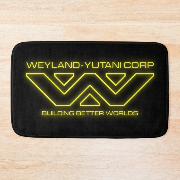 Item preview, Alien Weyland Yutani Corp Yellow Neon Logo designed and sold by Power Up Prints.