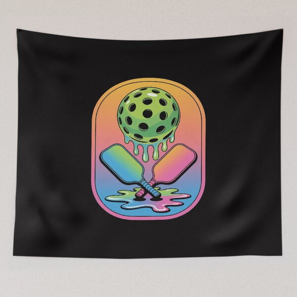 Item preview, Melting Ice Cream Pickleball Drip Paddles designed and sold by jewellmeyers.