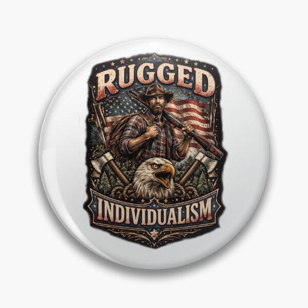 Item preview, Rugged Individualism with Eagle designed and sold by MelHer.