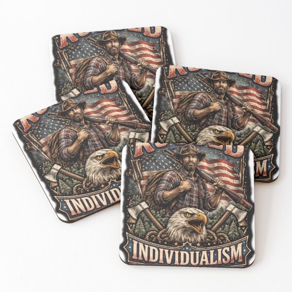 Item preview, Rugged Individualism with Eagle designed and sold by MelHer.