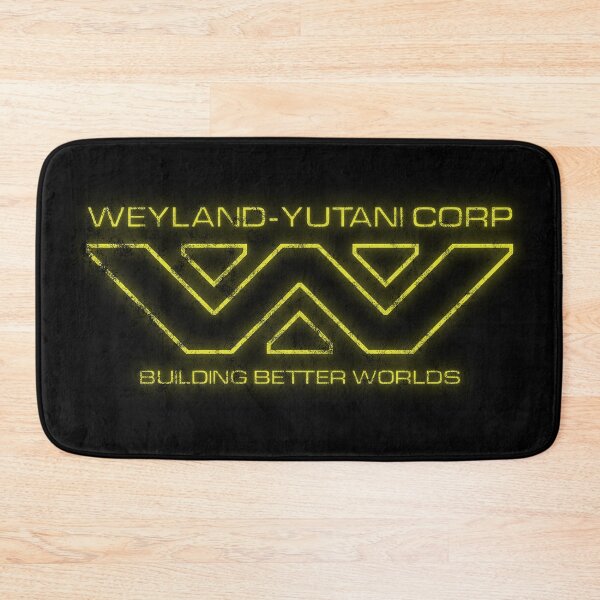 Item preview, Alien Weyland Yutani Corp Yellow Neon Logo Distressed designed and sold by Power Up Prints.