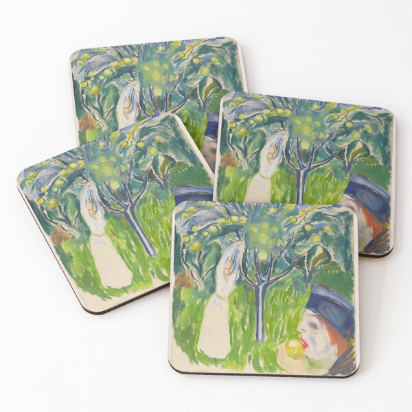 Item preview, Edvard Munch Two Women Expressionism Poster designed and sold by LaFabricaArt.