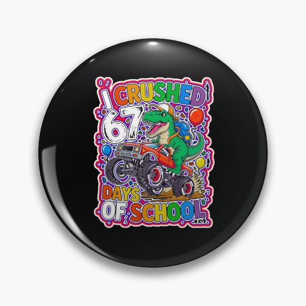 Item preview, I Crushed 67 Days Of School designed and sold by WoodburyLake.