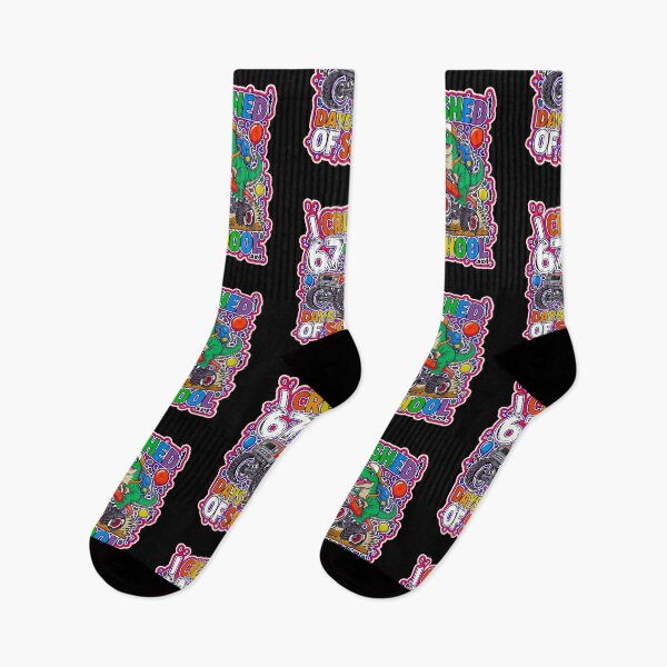 Item preview, I Crushed 67 Days Of School designed and sold by WoodburyLake.