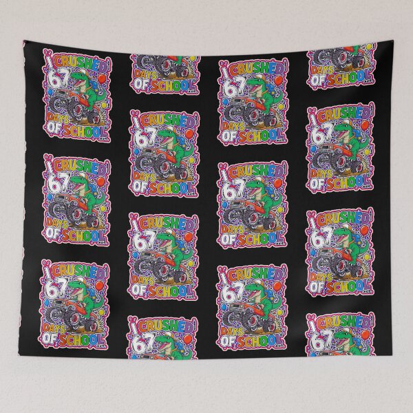 Item preview, I Crushed 67 Days Of School designed and sold by WoodburyLake.