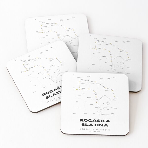 Item preview, Rogaška Slatina Slovenia Map Print | Coordinates Minimalist City Wall Art designed and sold by RM-Journey.