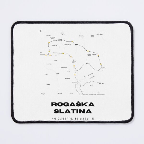 Item preview, Rogaška Slatina Slovenia Map Print | Coordinates Minimalist City Wall Art designed and sold by RM-Journey.
