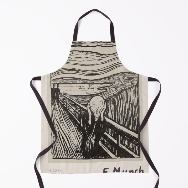 Item preview, Edvard Munch The Scream Woodcut Poster designed and sold by LaFabricaArt.