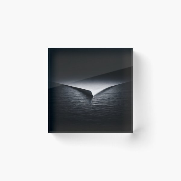 Item preview, Folded Horizon — Distorted Reality Minimal Art designed and sold by Zen-pattenrs.