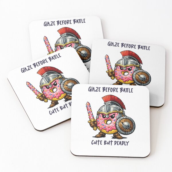 Item preview, Donut Gladiator Warrior – Fierce Funny Food Battle designed and sold by DigiWoosh.
