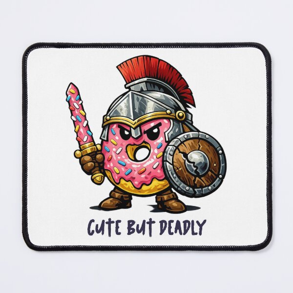Item preview, Donut Gladiator Warrior – Fierce Funny Food Battle designed and sold by DigiWoosh.