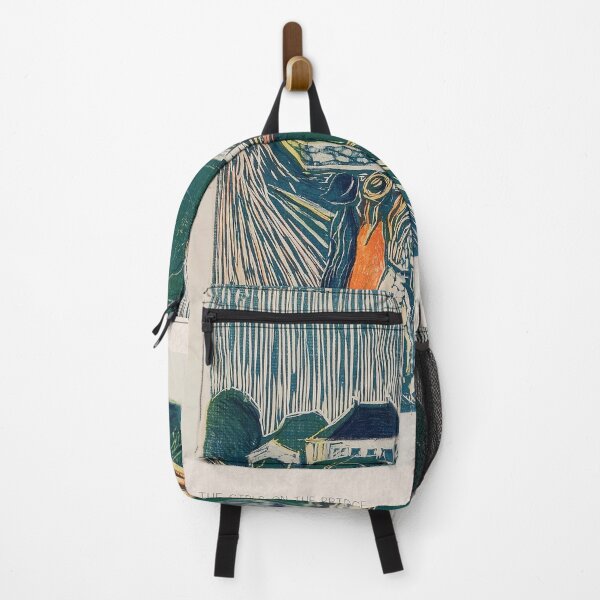 Item preview, Edvard Munch Girls on Bridge Poster designed and sold by LaFabricaArt.