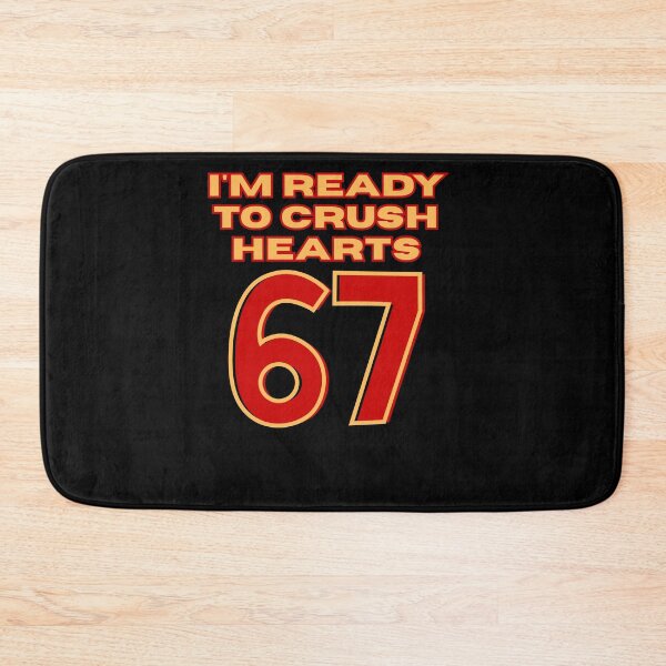 Item preview, I'm Ready to Crush 67 Hearts Retro Illustration  designed and sold by StaticMood.