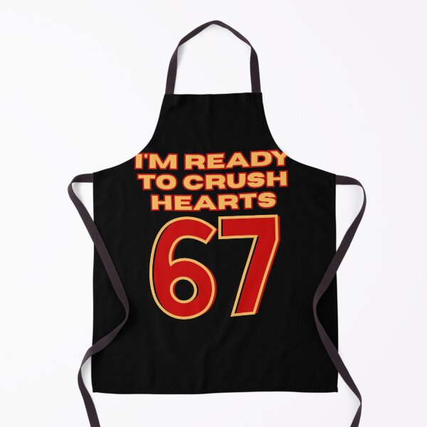 Item preview, I'm Ready to Crush 67 Hearts Retro Illustration designed and sold by StaticMood.