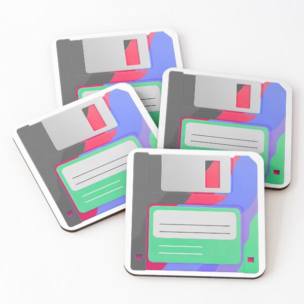 Item preview, 90s Retro Floppy Disk - Colorful 3D Aesthetic designed and sold by kreature56.