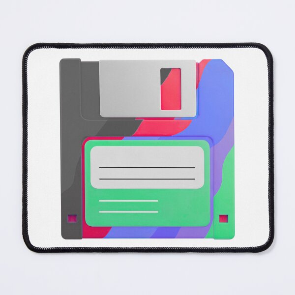 Item preview, 90s Retro Floppy Disk - Colorful 3D Aesthetic designed and sold by kreature56.