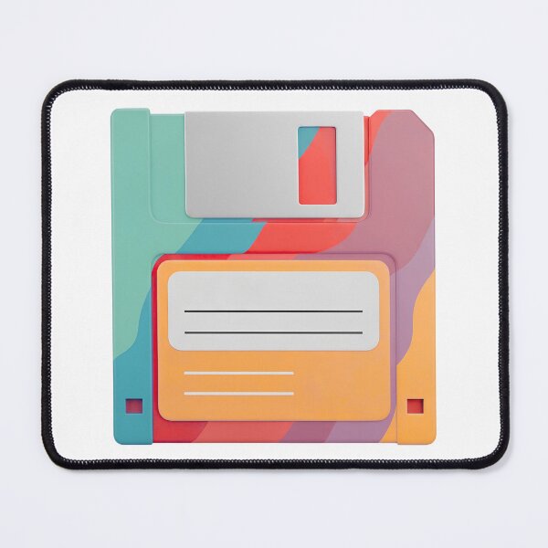 Item preview, 90s Retro Floppy Disk - Colorful 3D Aesthetic designed and sold by kreature56.