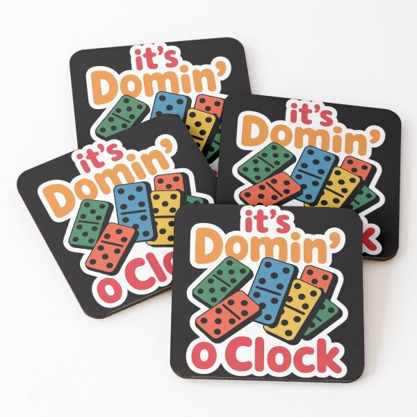 Item preview, It's Domin o Clock Domino Game Player  Dominoes designed and sold by jewellmeyers.
