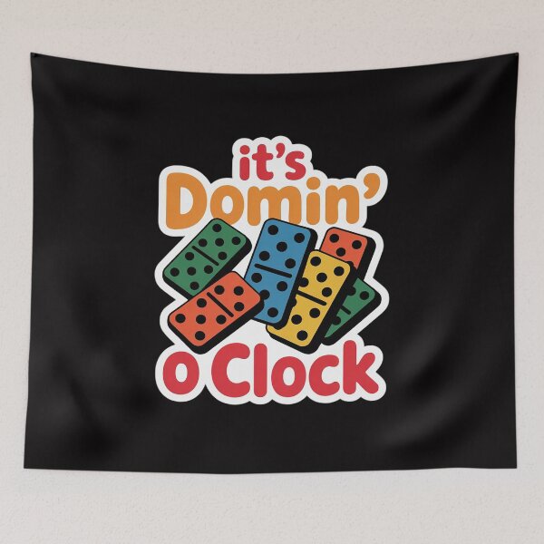 Item preview, It's Domin o Clock Domino Game Player  Dominoes designed and sold by jewellmeyers.