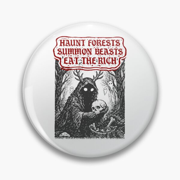 Item preview, MOTHMAN-Haunt Forests Summon Beasts Eat The Rich designed and sold by RandyHaskins.