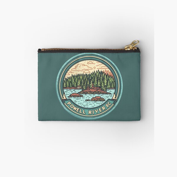Item preview, Powell River, BC British Columbia Forested Coastline Retro Badge Canada designed and sold by meganohm.