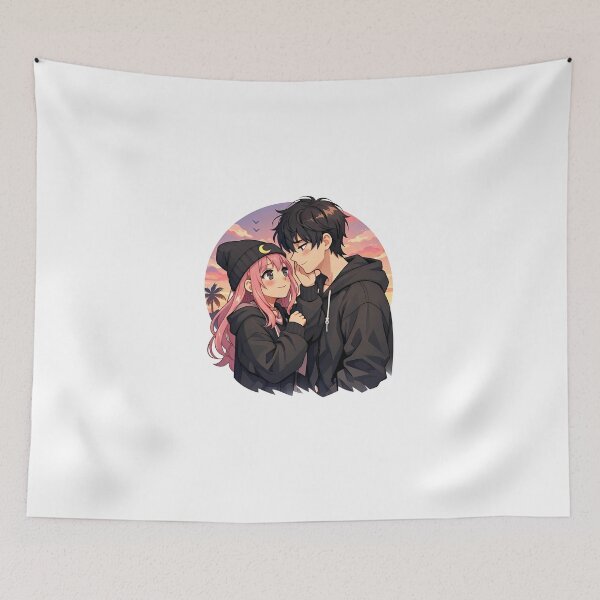 Item preview, Anime Couple Cozy Love designed and sold by Amr Siam.